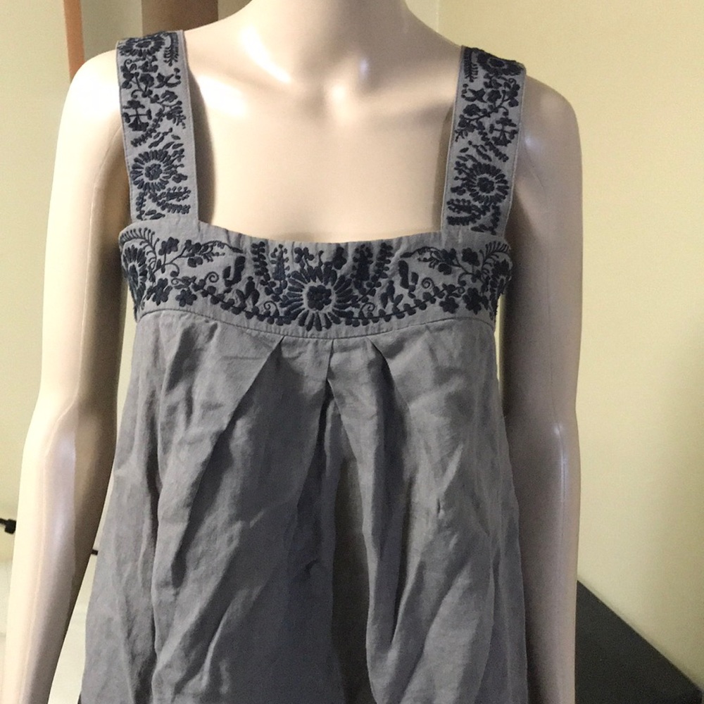 DKNY linen top